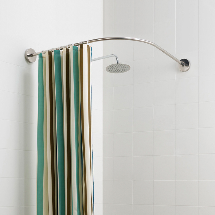 원세븐나인 스테인리스 코너 샤워커튼 봉