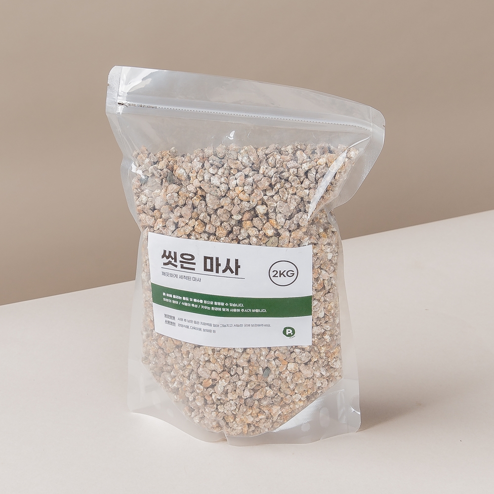 피플랜트 씻은 마사토 2kg 제품 이미지