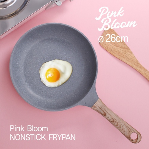 슬림 가스버너 후라이팬 26cm 핑크블로썸 2종 세트 휴대용버너 프라이팬