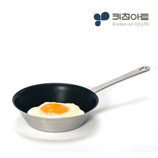 키친아트 인덕션 계란후라이팬 미니 스텐 프라이팬 14cm - 상품 이미지