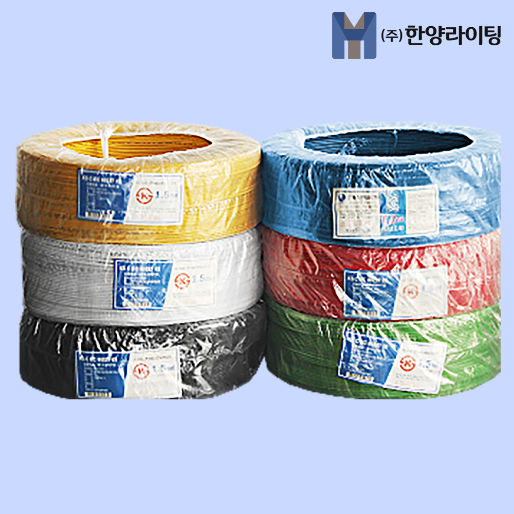 국산 전선 전기선 HIV 1.5SQ 1타(1롤) - 메인 이미지