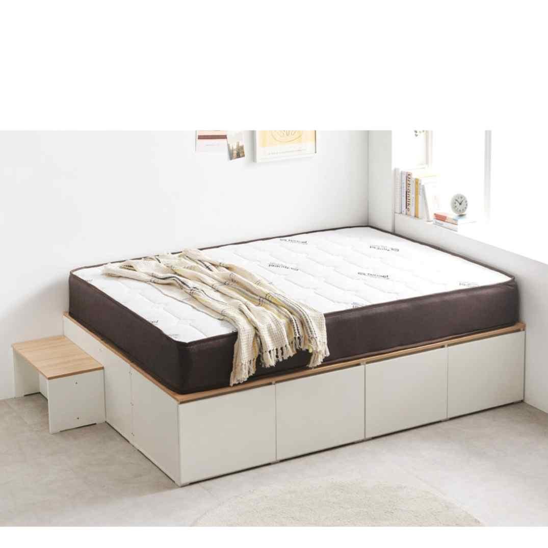 높은침대 부부침대 엔틱 서랍형 고급 수납 퀸 침대