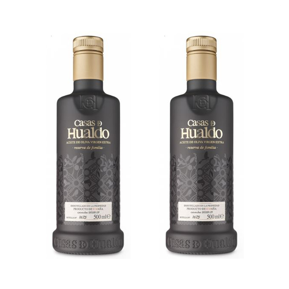 CASAS DE HUALDO RESERVA Extra Virgin Olive Oil 까사스 디 후알도 리제르바 EV 올리브 오일 500ml 2팩 - 상품 이미지