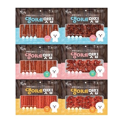강아지간식 닭고기육포 치킨스틱 대용량간식 댕이네