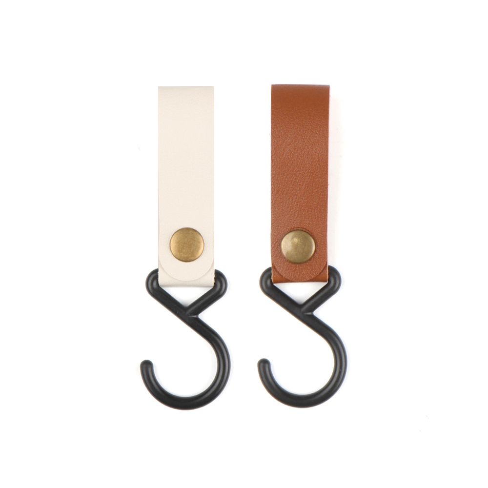 브리즈문 캠핑 고리 가죽 인디언행어 걸이 후크 베이직 레드브라운