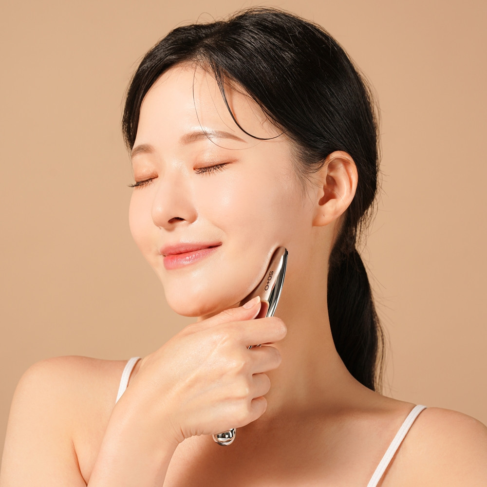 쏘플 괄사 얼굴마사지기구 페이스 붓기 승모근 전용케이스 네오디움 마사지도구 - 상품 이미지