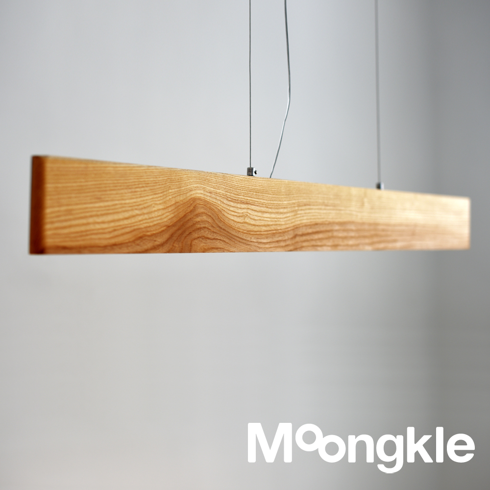 식탁조명 리니어 원목 펜던트 조명 우드 LED 식탁등 뭉클