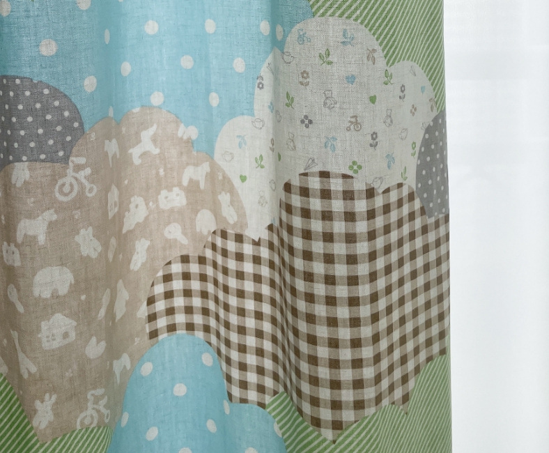 구르미 구름 아이방 작은방 남아 여아 커튼