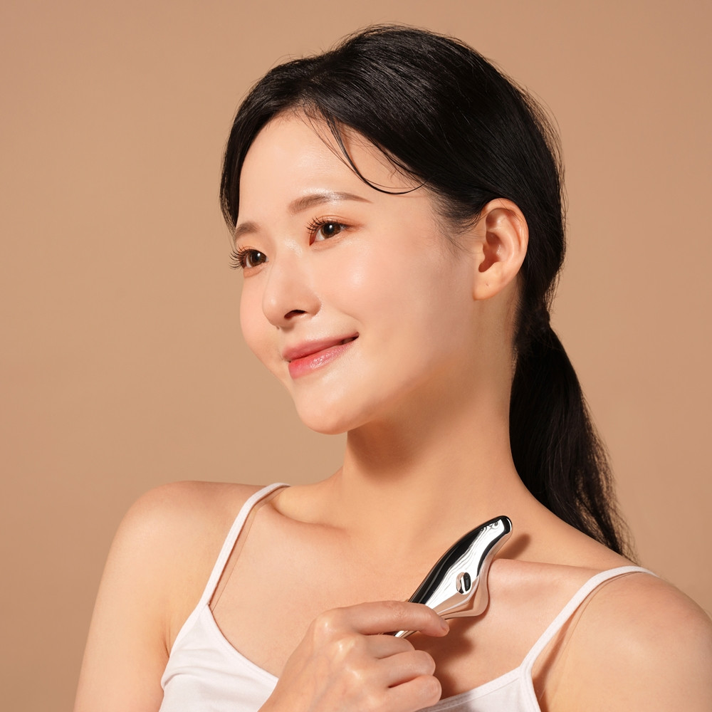 쏘플 괄사 얼굴마사지기구 페이스 붓기 승모근 전용케이스 네오디움 마사지도구 - 상세 이미지 2