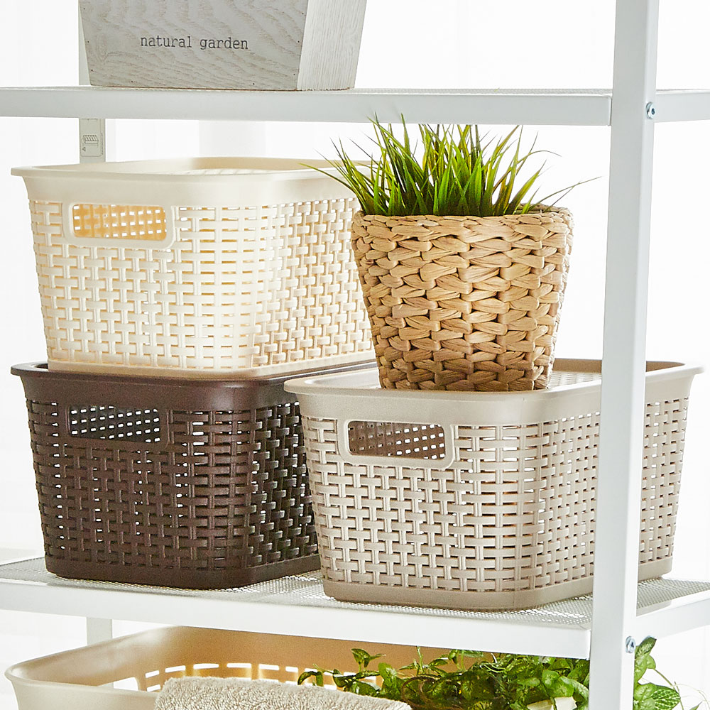 할메이드 라탄 팬트리 수납 바구니 바스켓 정리 수납함 소