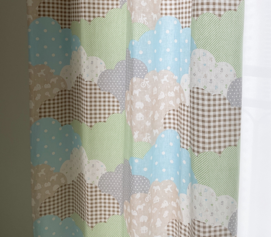 구르미 구름 아이방 작은방 남아 여아 커튼