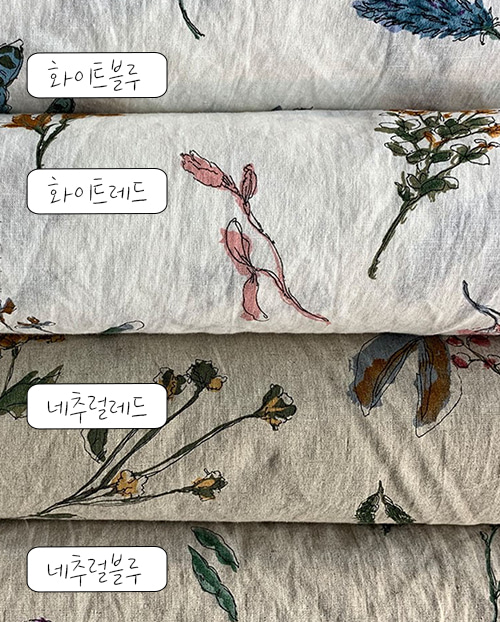 더블유패브릭 브리스 워싱처리 15수 대폭 린넨천 원단 앞치마 커튼 소품 천가게 - 상세 이미지 2