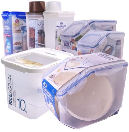 락앤락 쌀통10kg 잡곡통 씨리얼통 사료통 밀폐 냉장고용기 진공 틈새 HPL561 - 상세 이미지 2