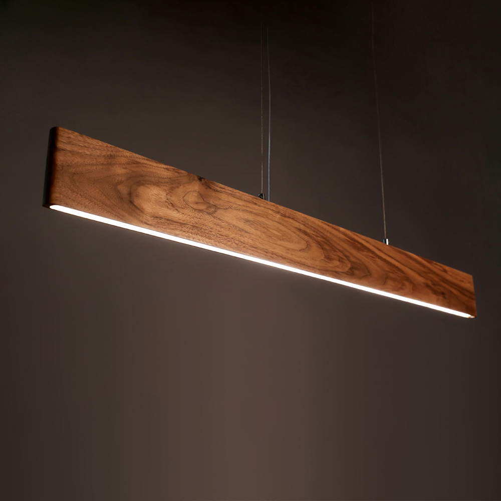 식탁조명 리니어 원목 펜던트 조명 우드 LED 식탁등 뭉클