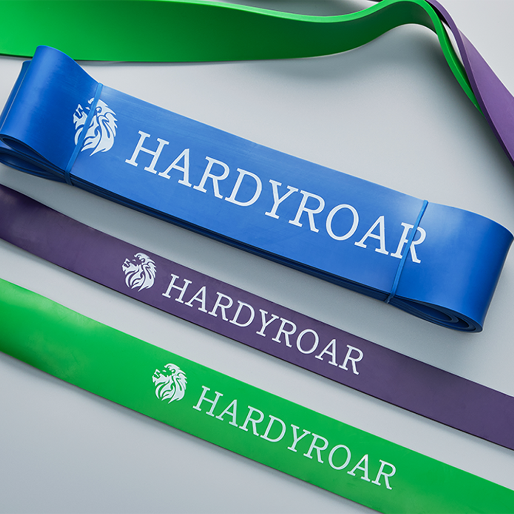 하디로어 턱걸이 밴드 풀업 철봉 운동 고무 헬스 보조 라텍스 보라 / 상급자용