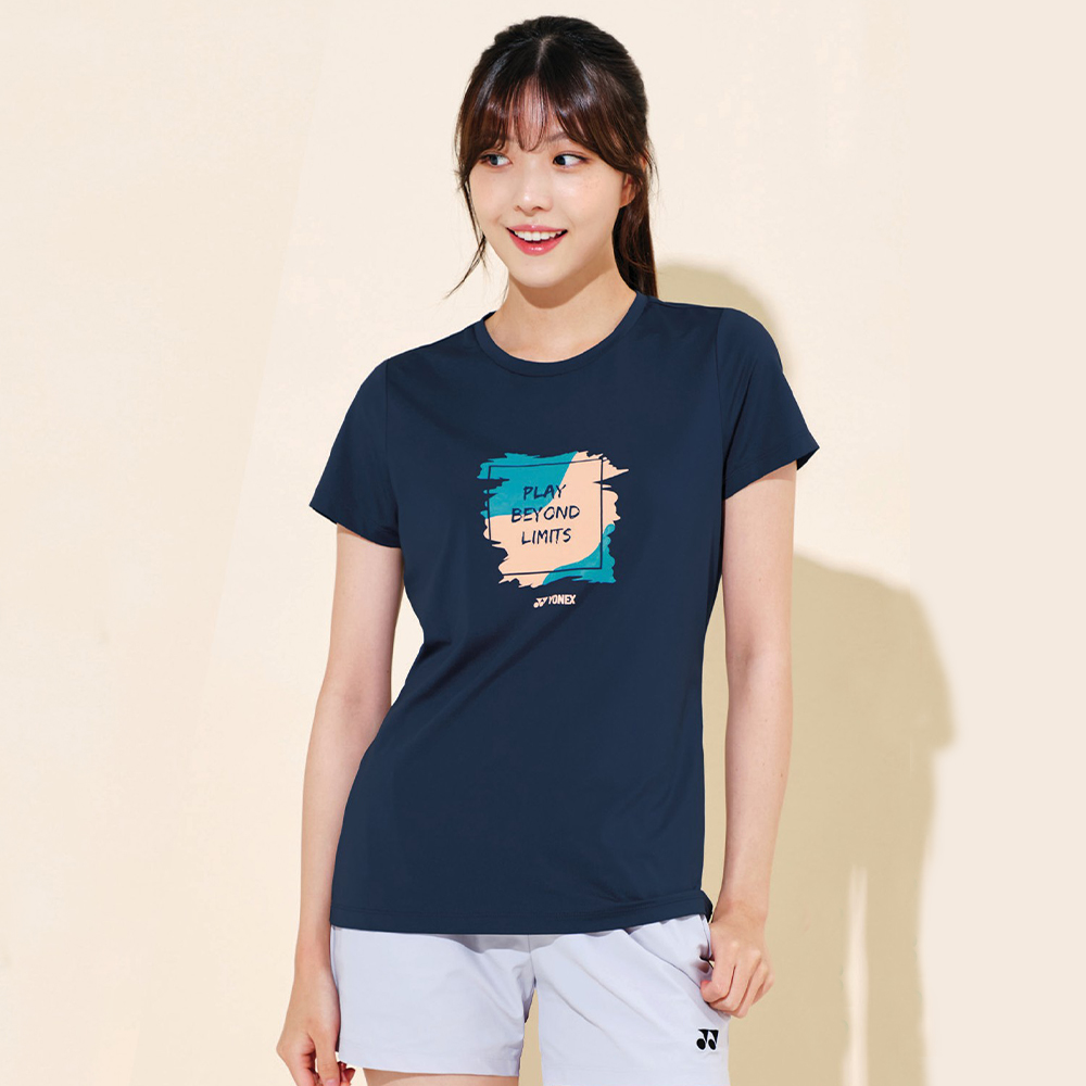 요넥스 229TR010F 배드민턴 여성 기획 티셔츠 인디고블루 : 세진스포츠 스토어