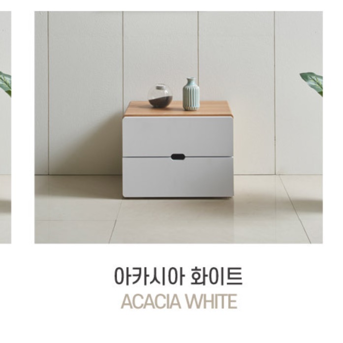 소형 낮은 서랍장 안방 화이트 서랍장 양말 드레스룸 속옷장 이미지 6