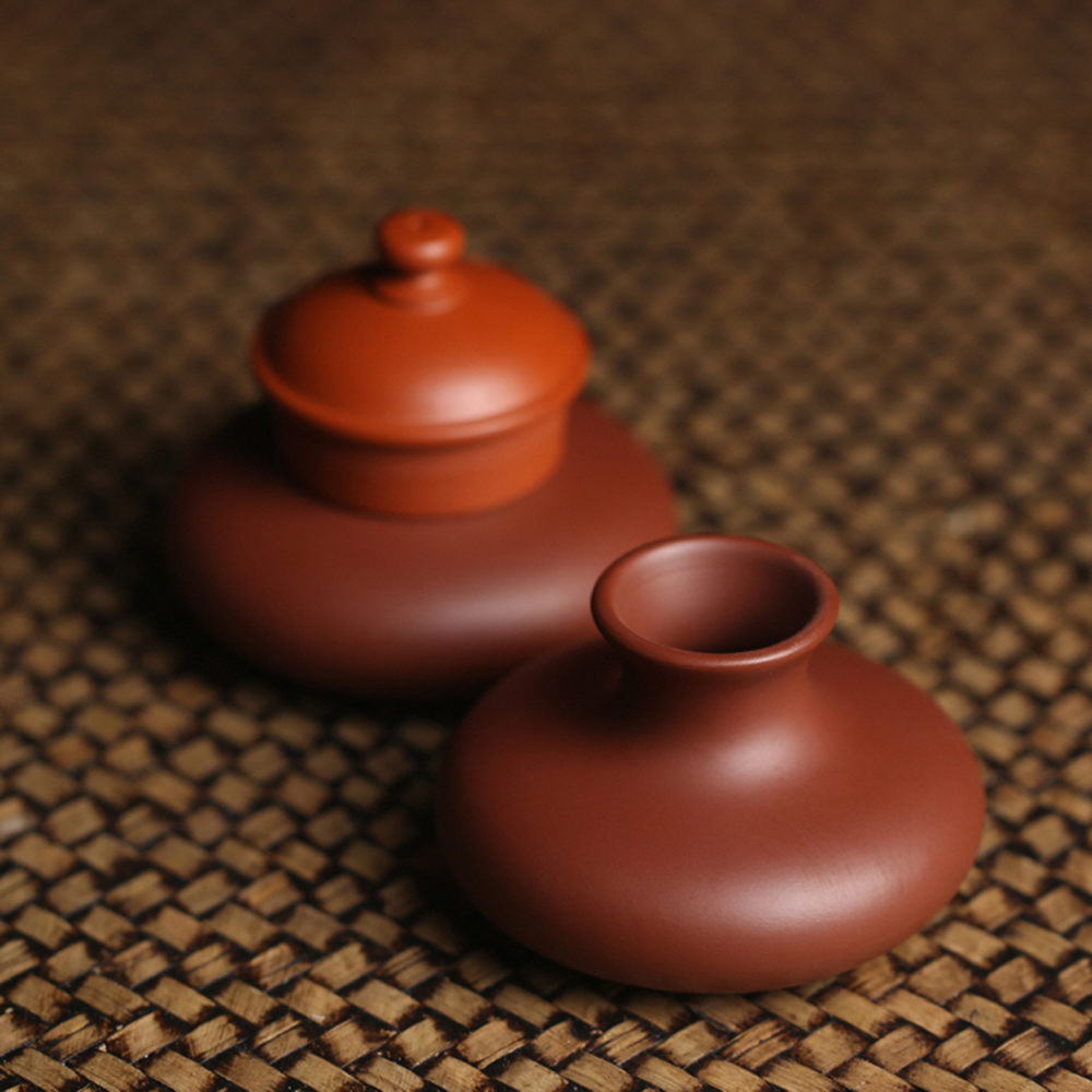 주니 항아리 개치 자사호 다관 개완 뚜껑 받침대 홀더 차총 찻자리 악세사리 미니꽃병