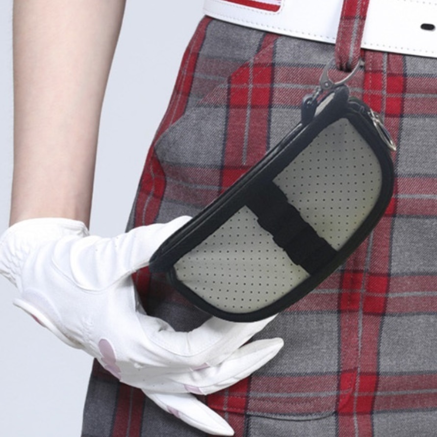 골프볼 파우치 백 골프 벨트백 골프공 벨트 집 미니 허리 가방 포켓 주머니 거리측정기