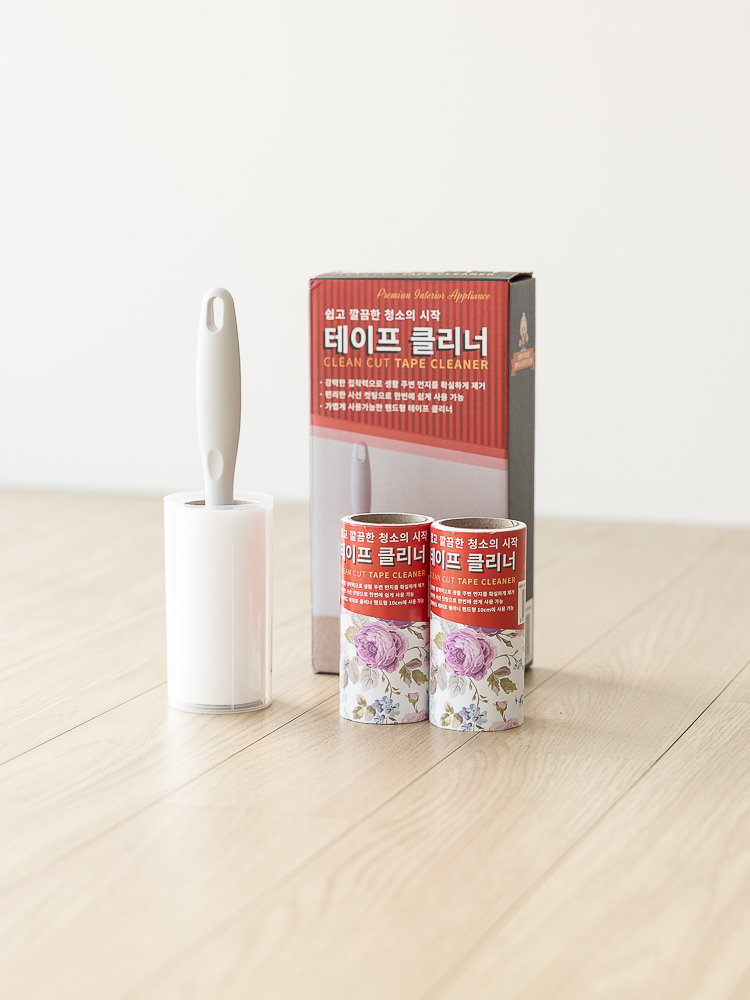 할메이드 사선컷팅 돌돌이 테이프클리너 리필세트 밀대 먼지제거 핸드형 10cm