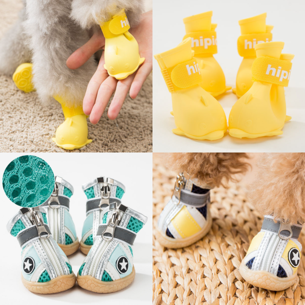 퍼플펫 강아지 신발 부츠 장화 레인부츠 애견 별슈즈