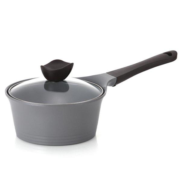 네오플램 엔틱 통주물 편수 냄비 18CM - 메인 이미지