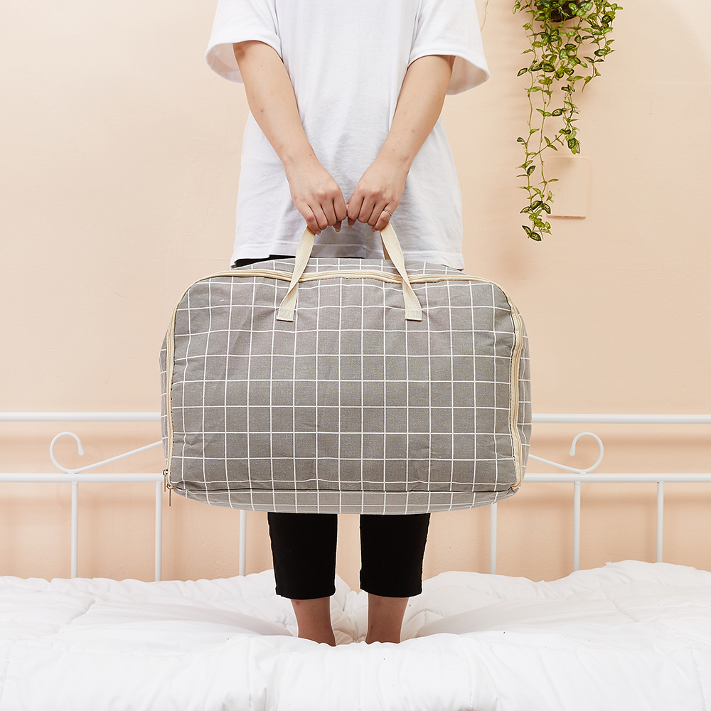 할메이드 의류 이불가방 수납정리함 방수 패브릭 이불 정리함 소형