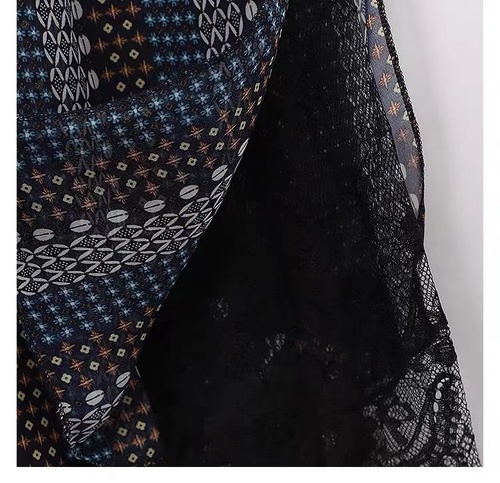 레이스 레이어드 치마바지 - 상세 이미지 3