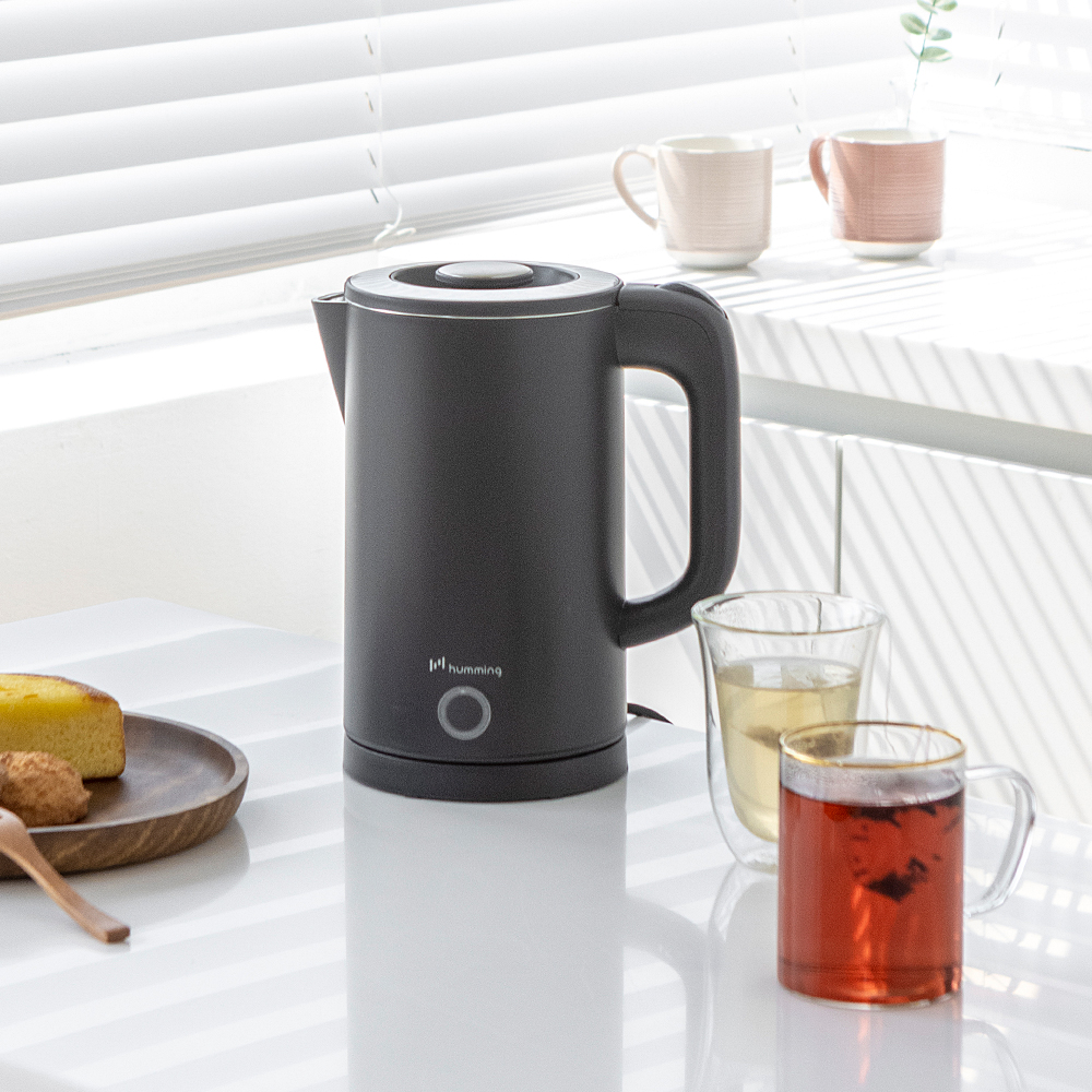 허밍 HMK-2203DG 통주물형 무선 전기포트 커피포트