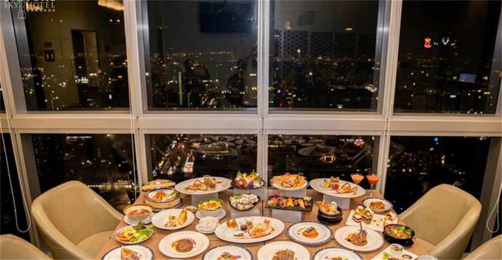 태국 방콕 바이욕 스카이 호텔 82층 크리스탈 그릴 뷔페 + 전망대 입장권