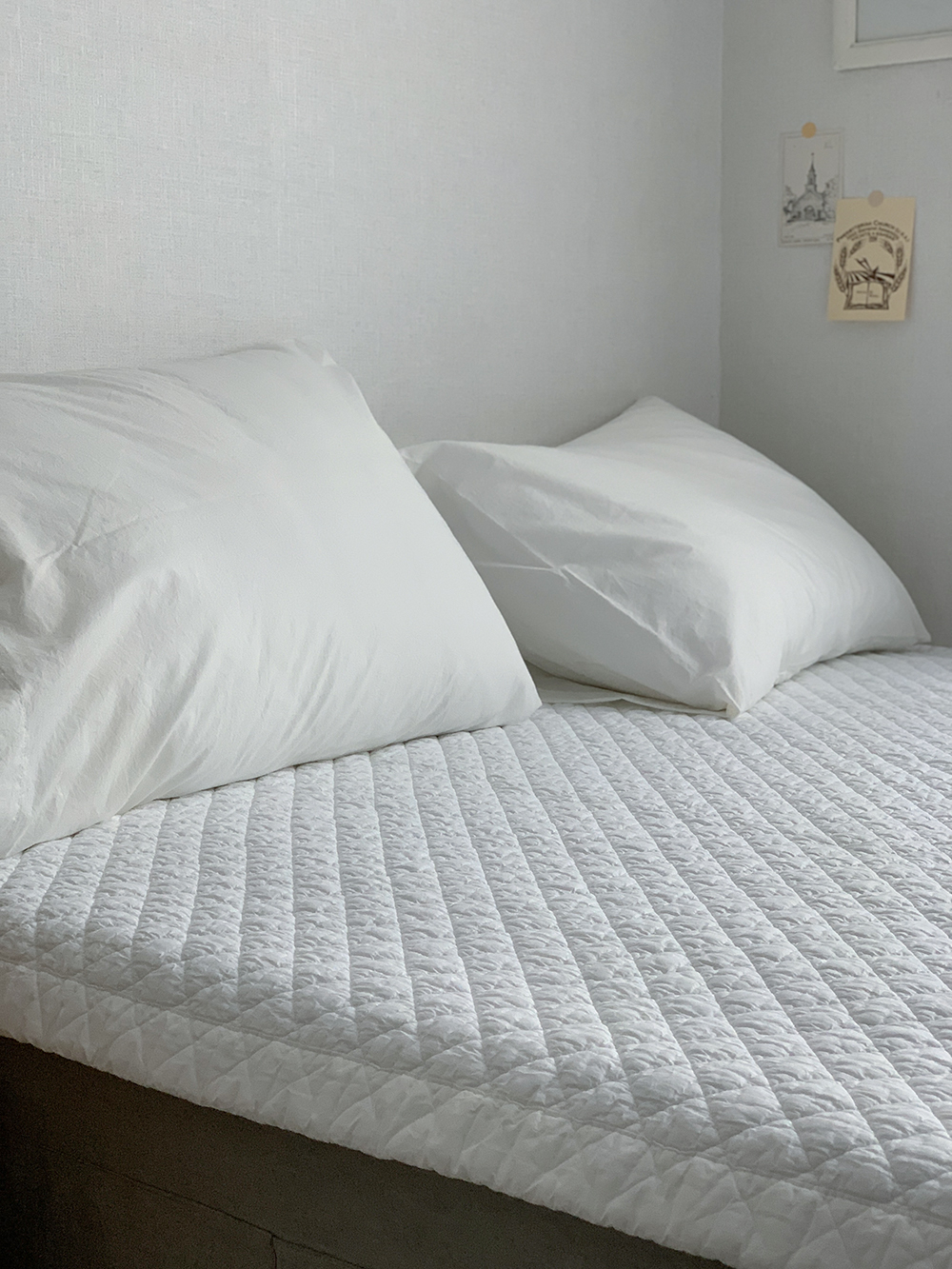 매일이불 80수고밀도면 침대패드 먼지없는 양면사용가능한 침대패드