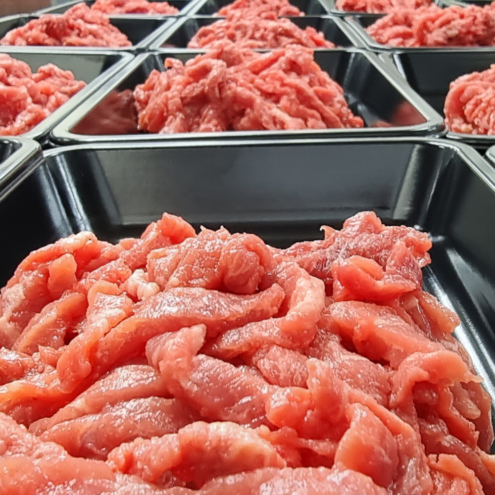 [평점 4.95] 마장동 투뿔 화려한우 육회 육사시미 뭉티기 당일작업