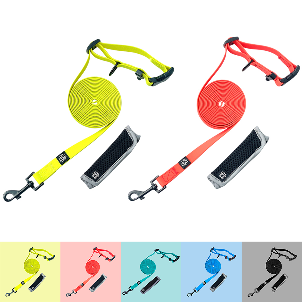 강아지 리드줄 핸즈프리 방수 산책줄 3미터 허리 어깨 S