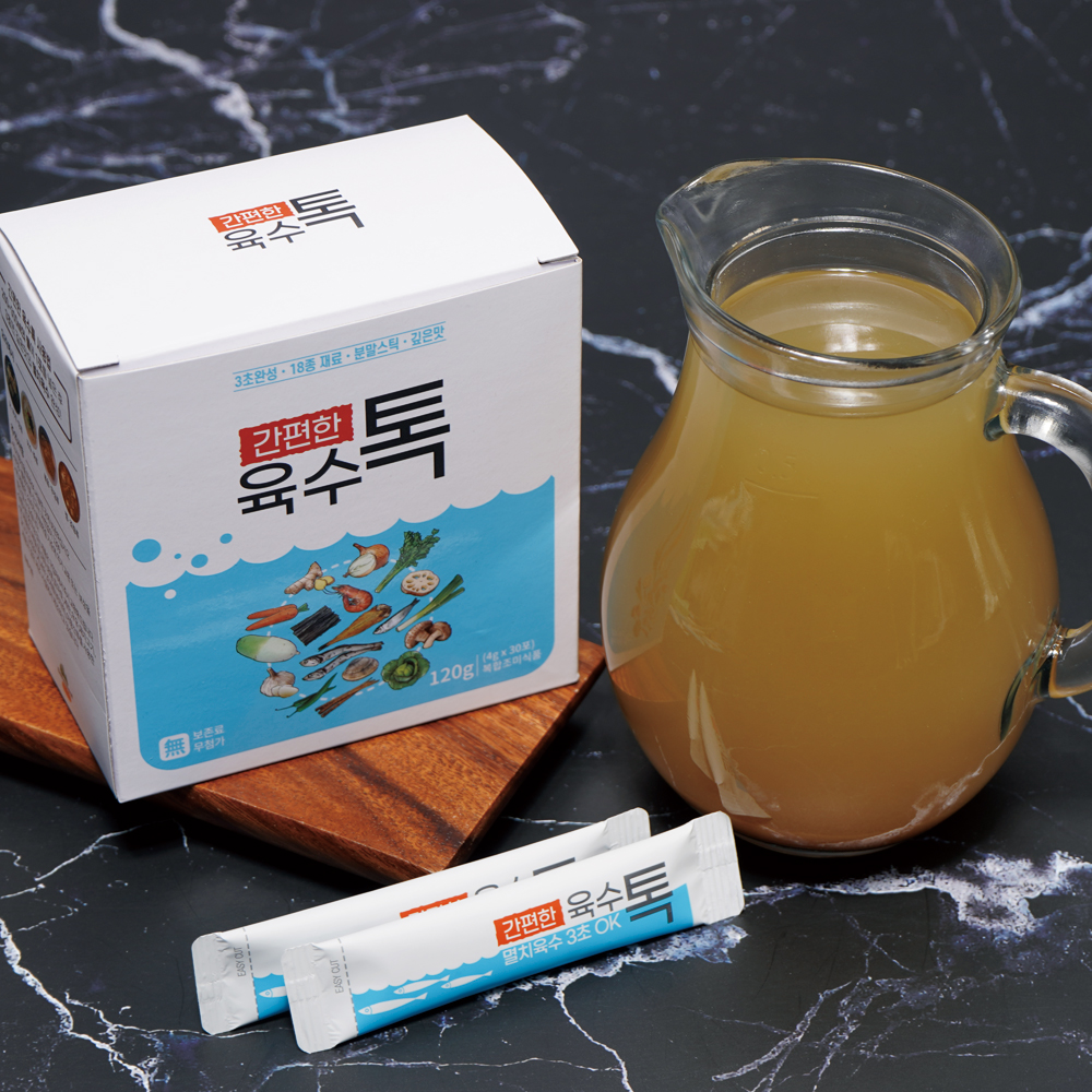 간편한 육수톡 4gx30포 동결건조 육수 조미 상품 이미지