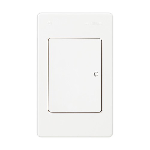 진흥전기 V시리즈 아이보리 1구 전등 스위치 커버