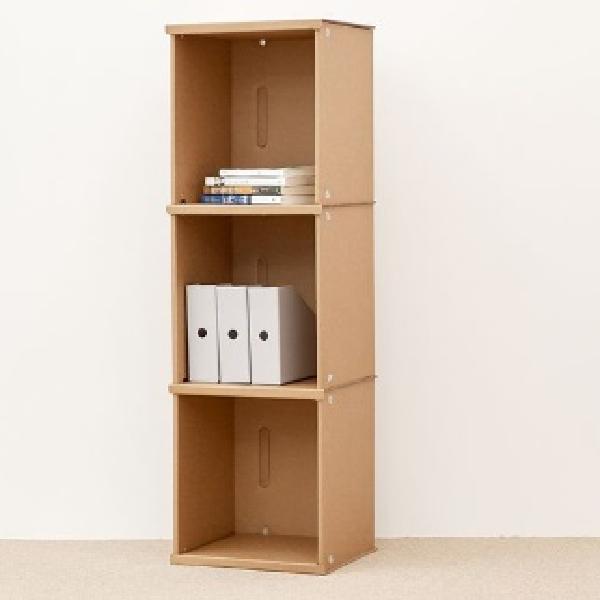 3단 가로34 종이책장 인테리어 책장DIY 만화책장 - 상품 이미지