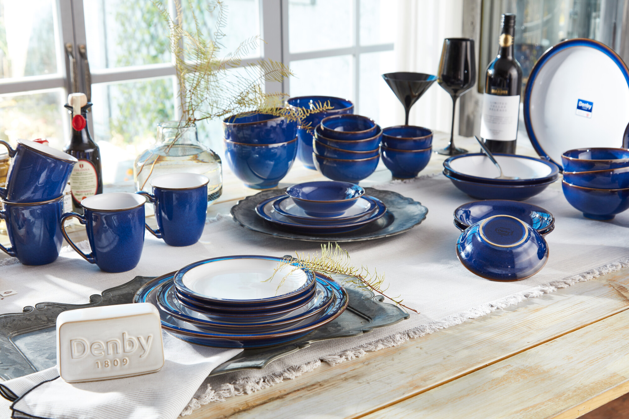 [덴비] 임페리얼 블루 2인 8P 세트