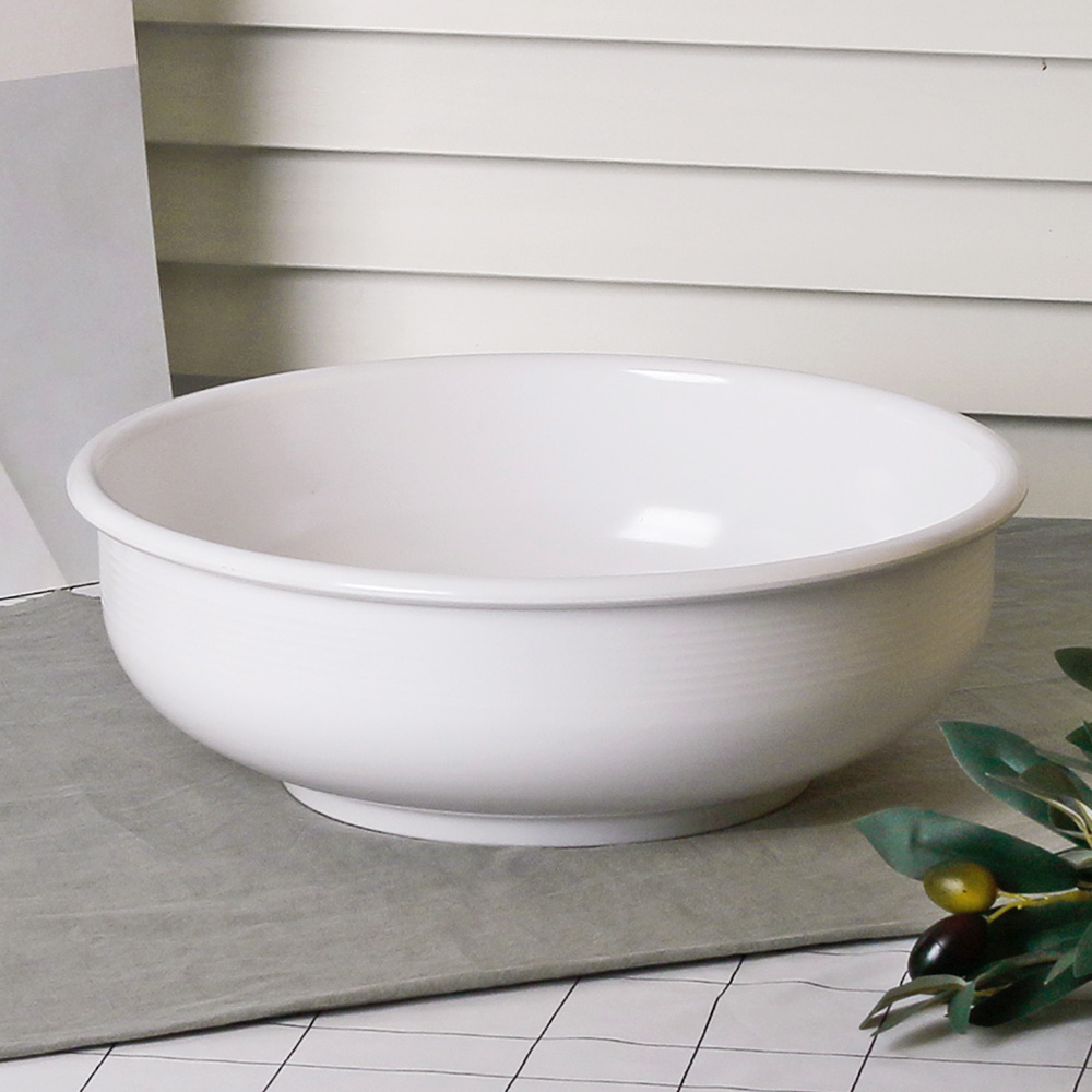 대형 큰 멜라민 업소용 식당 면기 해물 칼국수 국수 물회 그릇 31cm, 원형볼 - 상세 이미지 5