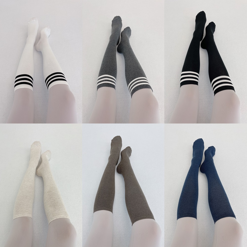 로라벨 스윗 니삭스 필라테스양말 요가양말 논슬립 토삭스 미끄럼방지 롱 하이 오버 삭스 - 상세 이미지 2