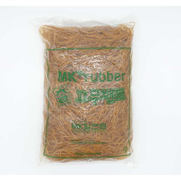 찰 고무밴드 투밴드 노란색 미용고무줄 고무밴드 1kg - 상품 이미지