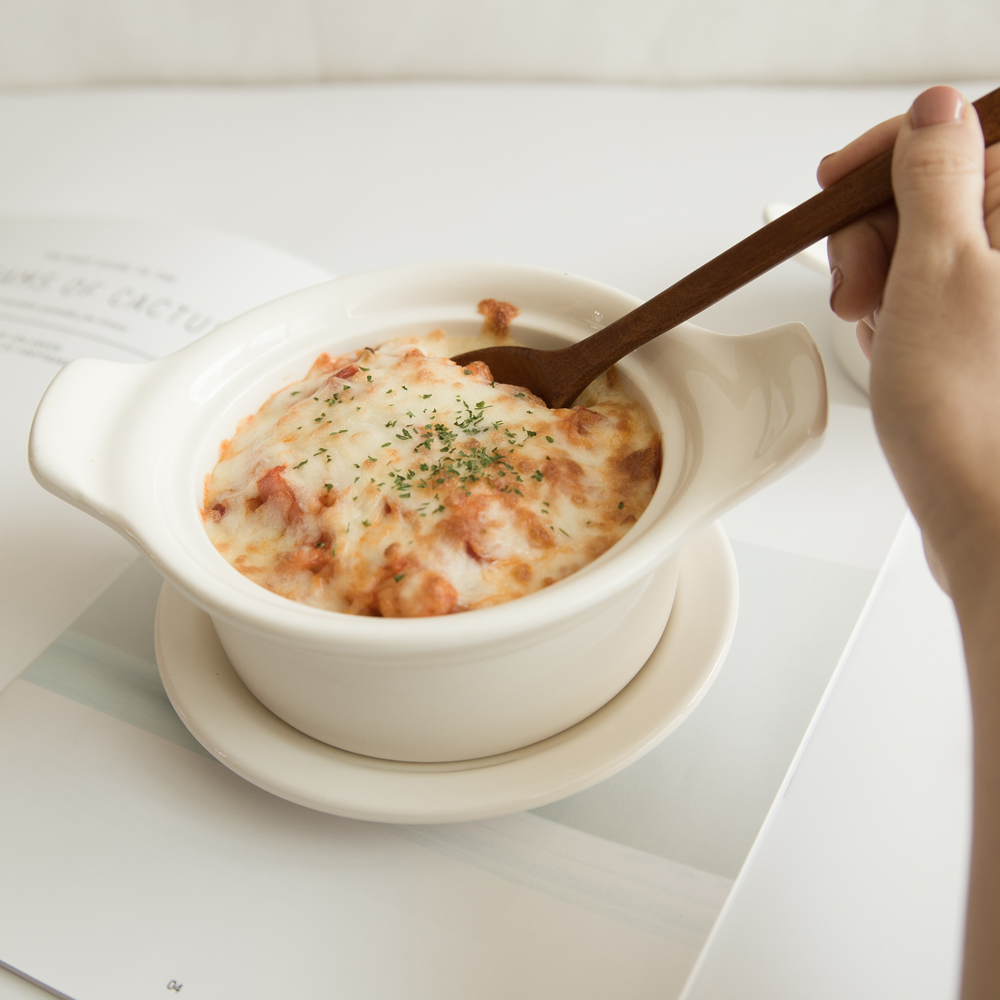 시라쿠스 뉴욕 스프볼 양손 파스타 시리얼볼 요거트 계란찜그릇 그라탕기 S - 상품 이미지