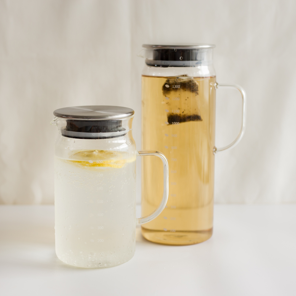 뜨거운물 내열유리물병 냉장고 보리차물통 900ml - 상세 이미지 2