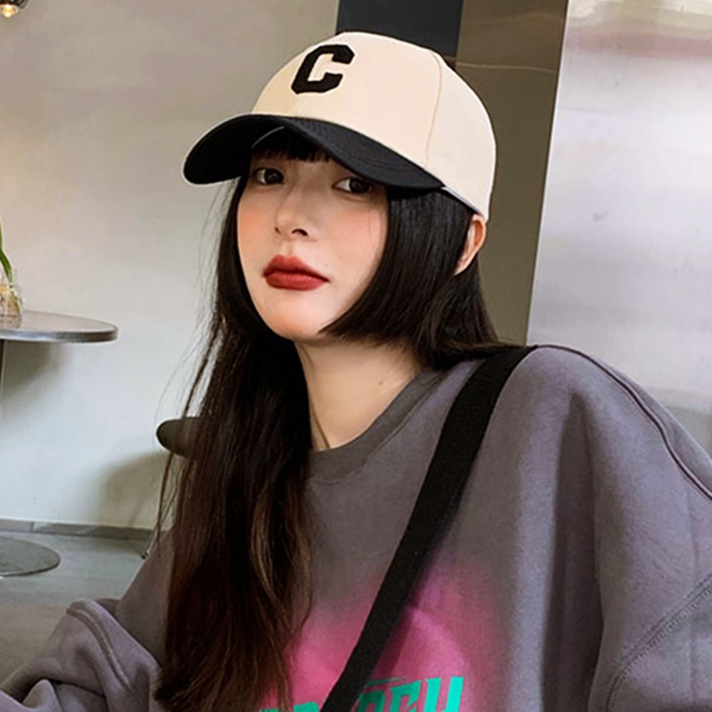 커플 남녀공용 남자 여자 테니스 여행 운동 골프 물놀이 테니스 패션 투톤 야구 볼캡 모자