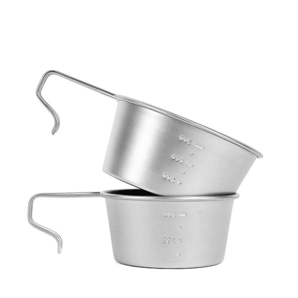 브루클린웍스 시에라 컵 메쉬파우치 세트 600ml 캠핑 백패킹 머그 - 상세 이미지 5