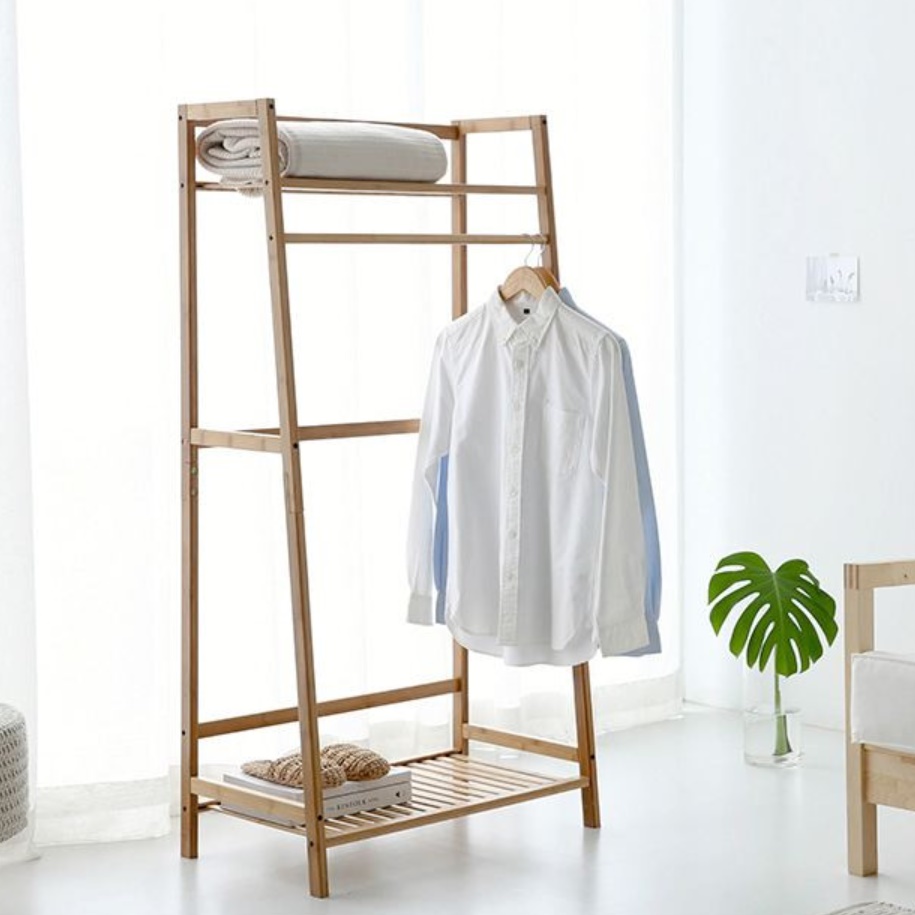 원목 사다리 행거 작은 소형 디자인 인테리어행거 매장용행거