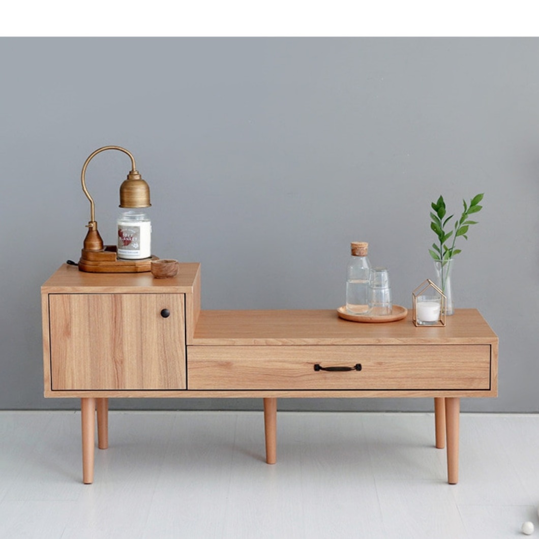 엔틱 빈티지 안방 tv장 원룸 티비다이 폭좁은 티브다이 슬림 키높은 고급 키큰 거실장