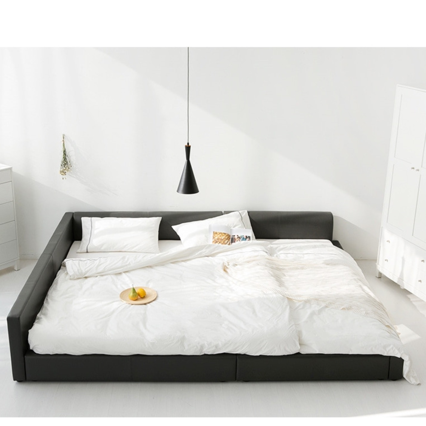 슬림 패밀리침대 q+ss 퀸 슈퍼싱글 가족형 분리형 저상형 가족침대 사이즈 가족용 침대