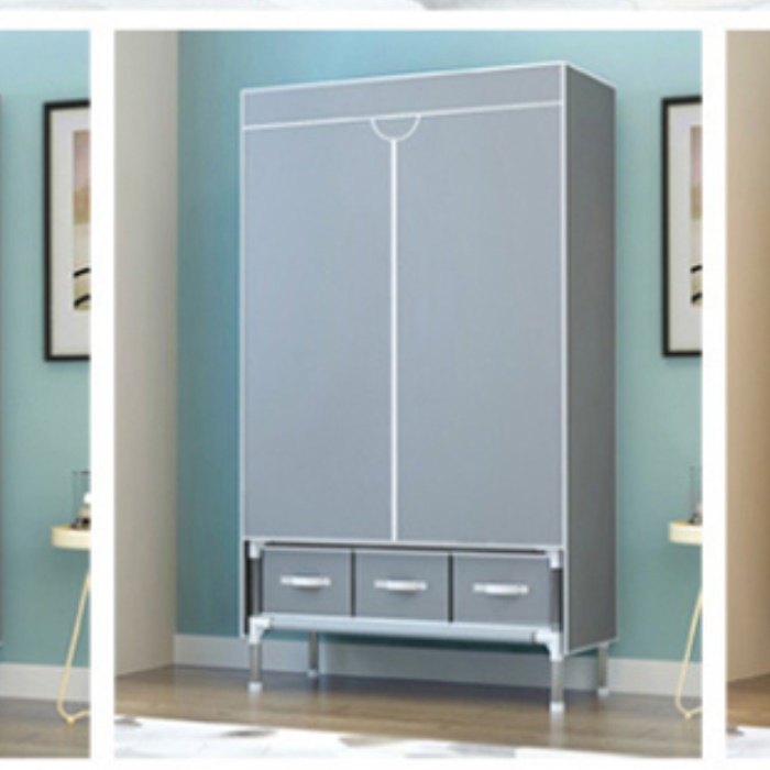 간이옷장 간편 미니장농 소형 옷장 원룸 조립식 장롱 - 상품 이미지