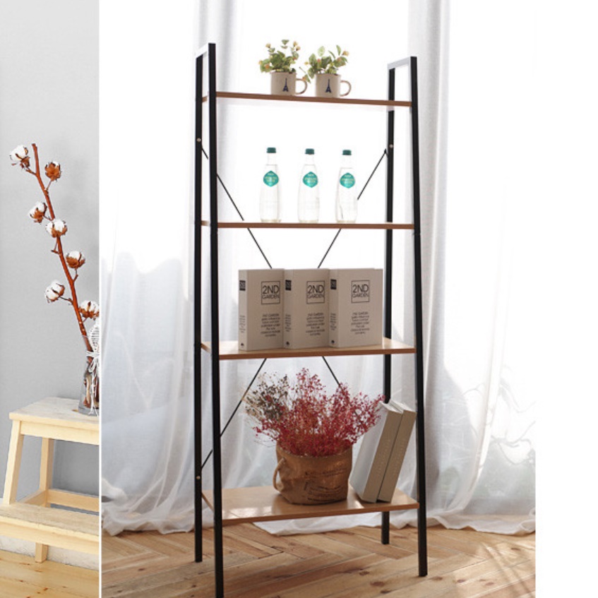 작은 선반 시스템 벽 선반 장 거실 선반장 사다리형 선반 - 상세 이미지 5