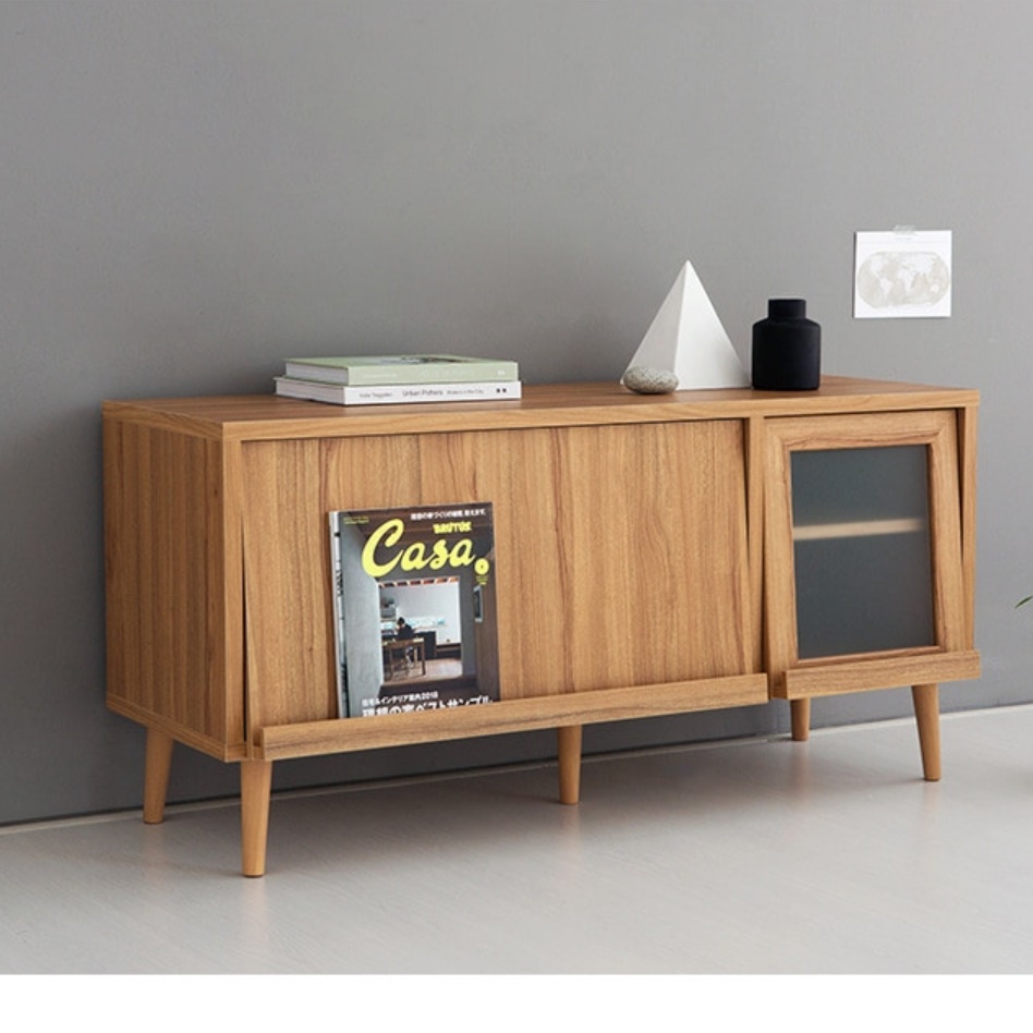 엔틱 빈티지 안방 tv장 원룸 티비다이 폭좁은 티브다이 키높은 슬림 고급 키큰 거실장